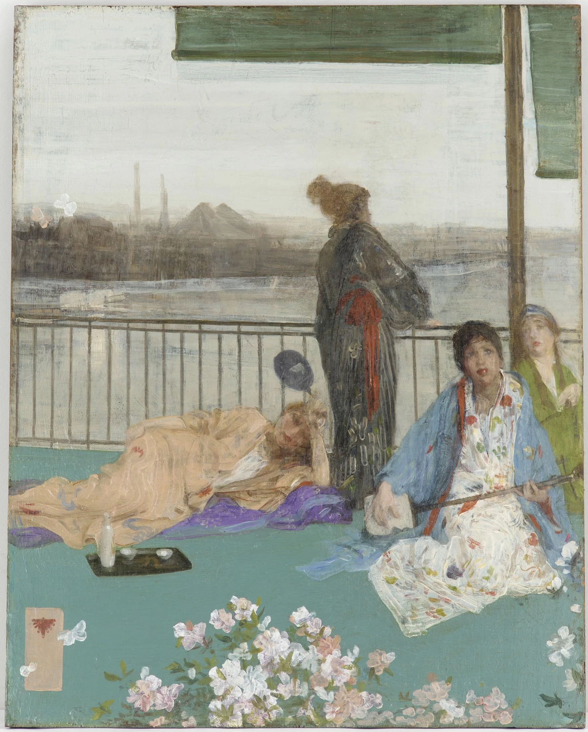 Ames McNeill Whistler - 113, Variazioni nel colore della carne e del verde, Il balcone, Freer Gallery of Art, Washington, DC